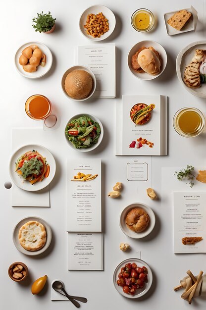 Zestaw potraw na stole